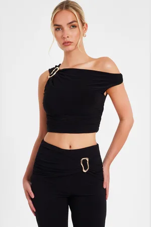 Quiz Buckle Drop Shoulder Top