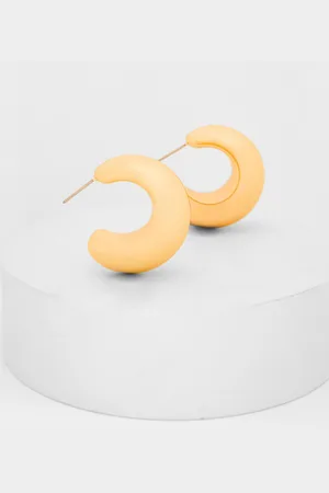 Quiz Chunky Hoop Earrings