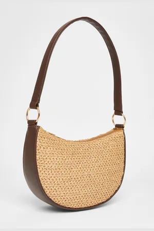 Quiz Woven Shoulder Bag