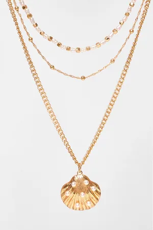 Quiz Shell Pendant Necklace