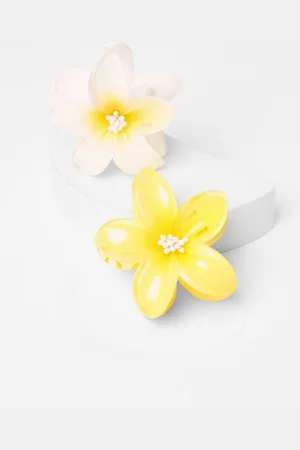 Quiz Flower Hair Claw Set