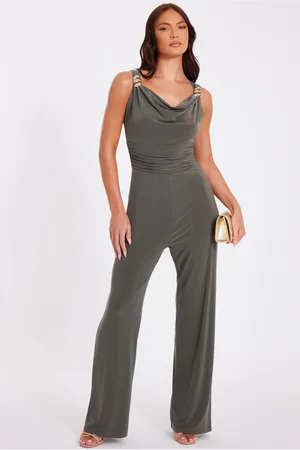 Quiz Buckle Detail Jumpsuit