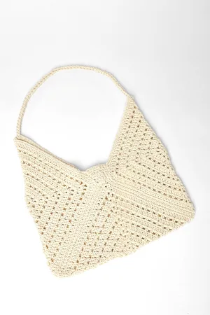 Quiz Crochet Shoulder Bag