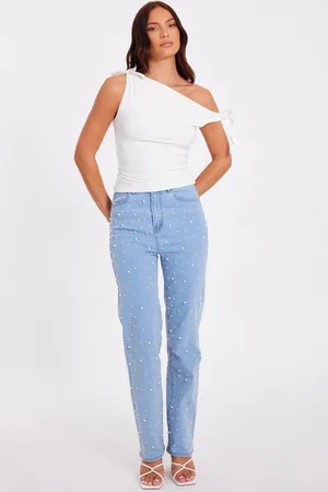 Quiz Embellished Jeans