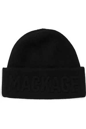 Mackage Short Fleece Logo Beanie