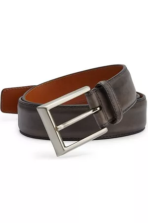 Saks Fifth Avenue Belts - COLLECTION BY MAGNANNI Burnished Leather Belt