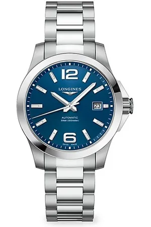 Longines Conquest Stainless Steel Bracelet Watch