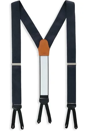 Trafalgar Men Bow Ties - Banbury Paisley Silk Suspenders