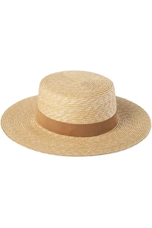 Lack of Color Spencer Boater Suede-Trim Straw Hat
