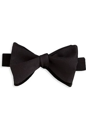 David Donahue Hook Silk Bow Tie