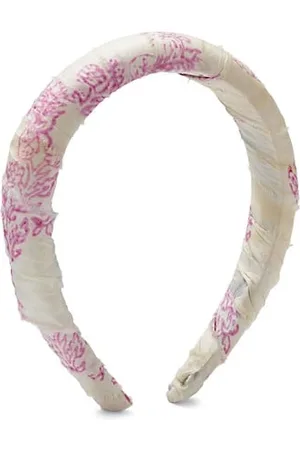 LELET NY Headbands - Printed Silk Padded Headband