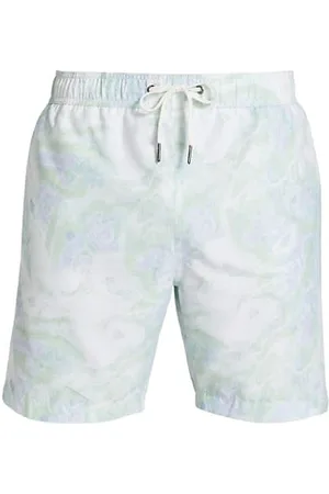 Saks Fifth Avenue COLLECTION Marble Print Swim Shorts