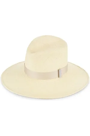 GIGI BURRIS MILLINERY Drake Ribbon-Trim Straw Hat