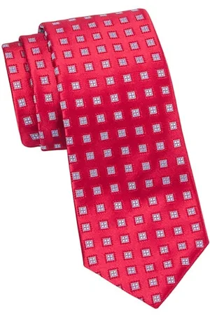 Charvet Men Neckties - Diamond Woven Silk Tie