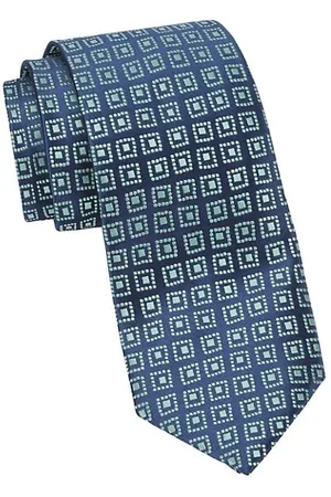 Charvet Geobean Woven Silk Tie