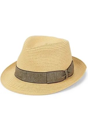 Saks Fifth Avenue Men Hats - COLLECTION Straw Fedora Hat