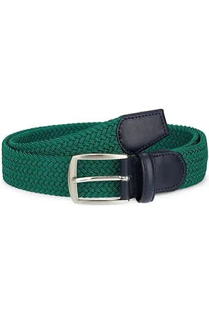 Saks Fifth Avenue COLLECTION Woven Rayon-Blend Belt