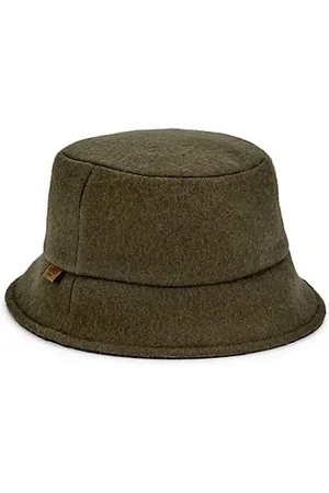 Fendi Hats - FF Logo Wool Bucket Hat