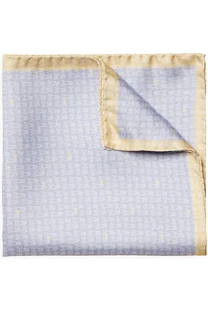 Eton Men Pocket Squares - Geometric Print Pocket Square