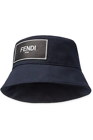 Fendi Canvas Logo Bucket Hat