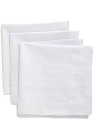 Saks Fifth Avenue Men Pocket Squares - COLLECTION Cotton Handkerchief 3-Piece Set