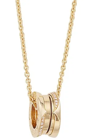 BVLGARI Women's B.zero1 Rock 18K Yellow Gold Diamond Pendant