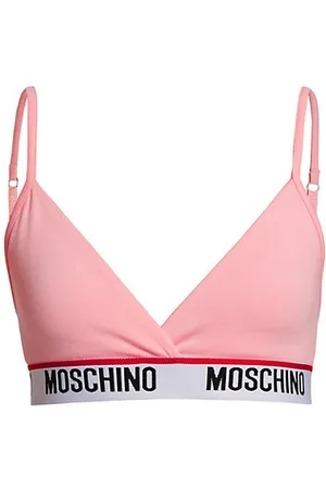 Moschino triangle logo bralette