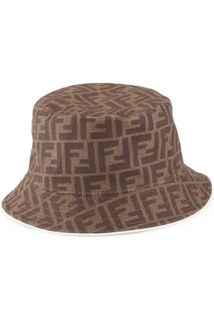Fendi Hats - Denim Logo Bucket Hat