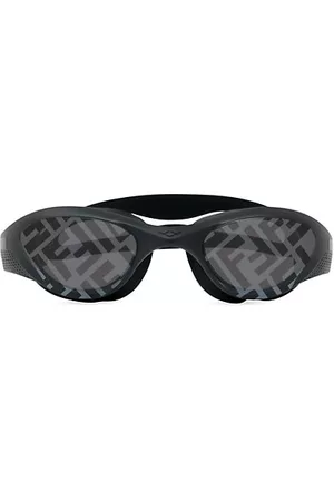 Fendi FF Logo Print Cap & Swim Goggles 2-Piece Set