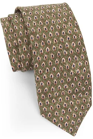 Saks Fifth Avenue Men Neckties - COLLECTION Mini Tree Print Tie