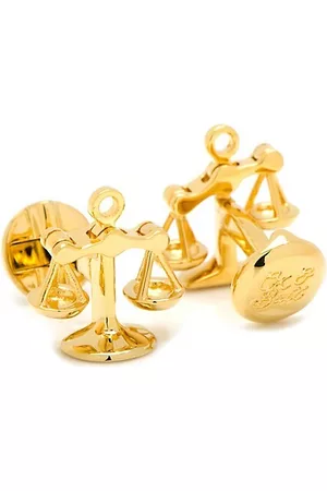 Cufflinks, Inc. Goldtone Moving Parts Scales of Justice Cuff Links