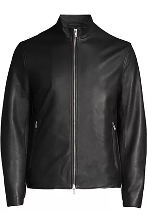 THEORY Men Leather Jackets - Morveck Leather Bomber Jacket