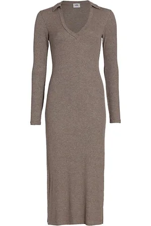 LnA Women Casual Dresses - Niamh Rib-Knit Midi-Dress