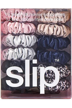 Slip Hair Accessories - Pure Silk 12-Piece Mini Scrunchies Set - Classic