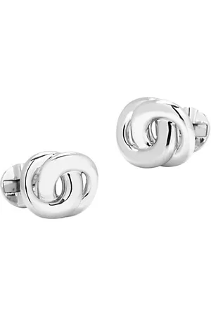 Cufflinks, Inc. Men Neckties - Modern Infinity Sterling Silver Cufflinks