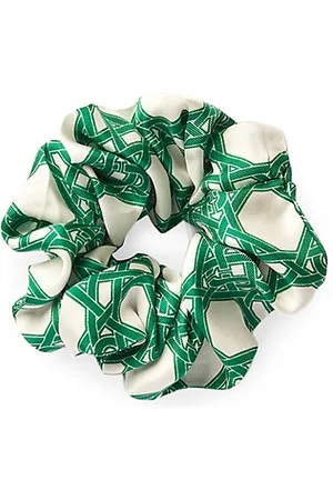 Casablanca Hair Accessories - Silk Twill Tail Scrunchie