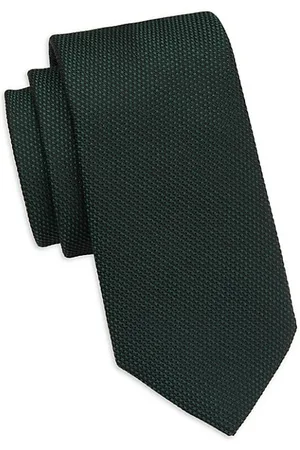 Saks Fifth Avenue Men Neckties - COLLECTION Micro Tweed Neck Tie