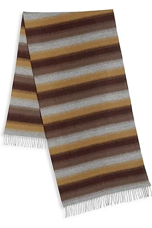 Saks Fifth Avenue Men Gloves - COLLECTION Brushed Striped Scarf
