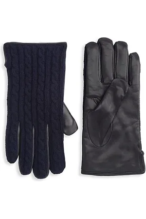 Saks Fifth Avenue Men Gloves - COLLECTION Leather & Wool Gloves