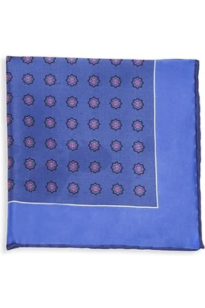 CANALI Medallion Pocket Square