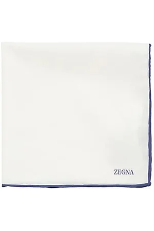 Z Zegna Cotton-Silk Pocket Square