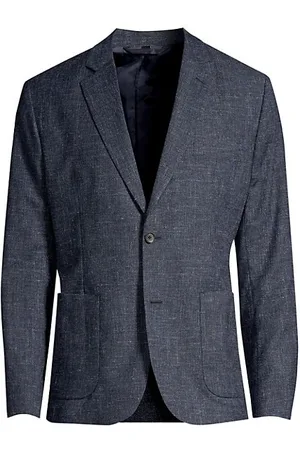J Lindeberg Men Blazers - Hopper Stretch Wool Suit Jacket