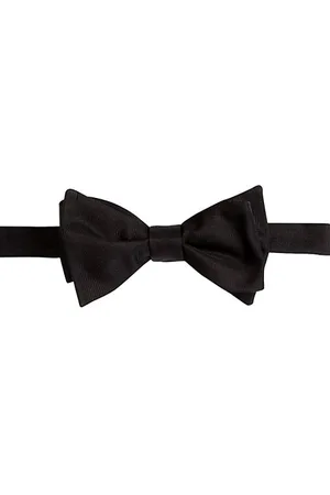 Armani Solid Silk Bow Tie