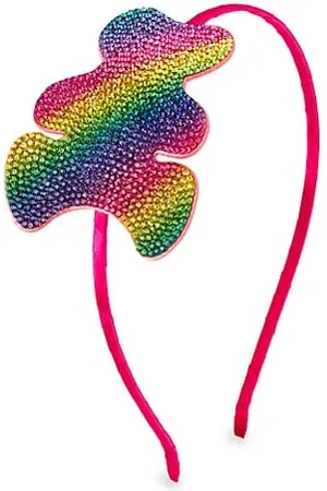 Bari Lynn Headbands - Emoji Rainbow Teddy Bear Headband