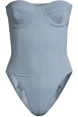 Norma Kamali Corset Strapless One-Piece Swimsuit