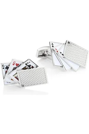 Tateossian Men Neckties - Playing Card Cufflinks