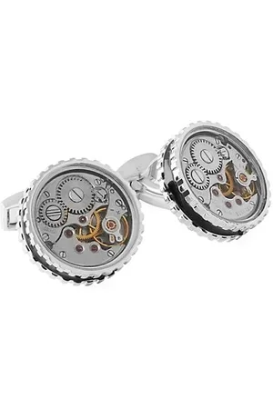 Tateossian Round Skeleton Gear Cufflinks
