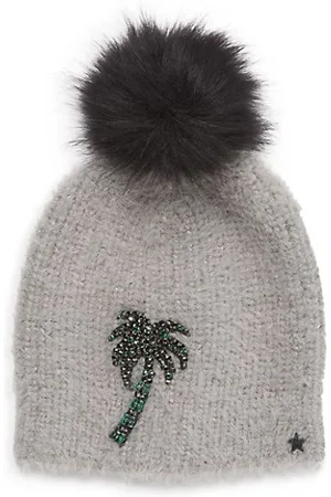JOCELYN Girls Hats - Little Girl's & Girl's Palm Tree Knit Hat
