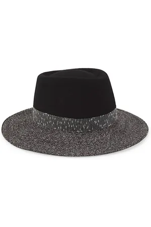 GIGI BURRIS MILLINERY Noelle Colorblock Wool & Chenille Hat