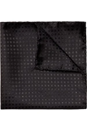 Eton Men Pocket Squares - Lurex Dot Silk Pocket Square